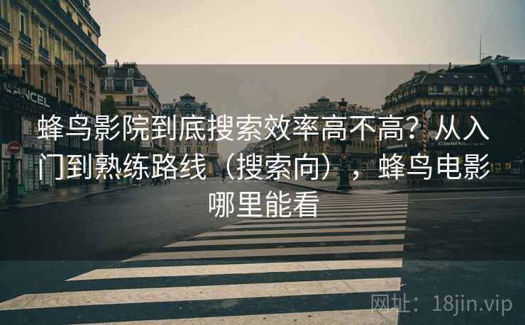 蜂鸟影院到底搜索效率高不高？从入门到熟练路线（搜索向），蜂鸟电影哪里能看